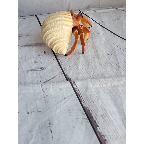 Hermit Crab Creatures Figure Safari Ltd Crustation Ocean Life Toy Cake Topper - Picture 2 of 8